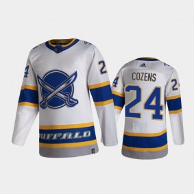 Men's Buffalo Sabres Dylan Cozens #24 Reverse Retro 2020-21 White Special Edition Authentic Jersey