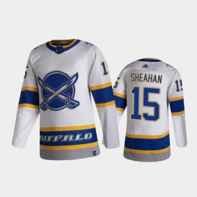 Men's Buffalo Sabres Riley Sheahan #15 Reverse Retro 2020-21 White Special Edition Authentic Jersey