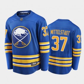 Casey Mittelstadt Buffalo Sabres Home Royal 2021-22 Player Jersey