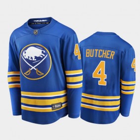 Sabres Will Butcher #4 Home 2021-22 Royal Player Jersey