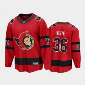Men's Ottawa Senators Colin White #36 Special Edition Red 2021 Jersey