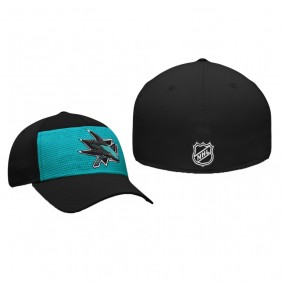 San Jose Sharks Black Breakaway Alternate Jersey Flex Hat