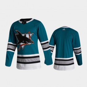 Men's San Jose Sharks Heritage 30th Anniversary Authentic Teal Jersey