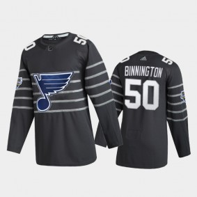 St. Louis Blues Jordan Binnington #50 2020 NHL All-Star Game Authentic Gray Jersey