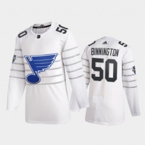 St. Louis Blues Jordan Binnington #50 2020 NHL All-Star Game Authentic White Jersey