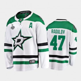 Dallas Stars Alexander Radulov #47 2020 Stanley Cup Final White Breakaway Player Away Jersey