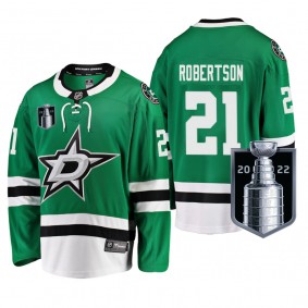 Jason Robertson Dallas Stars Green Jersey 2022 Stanley Cup Playoffs