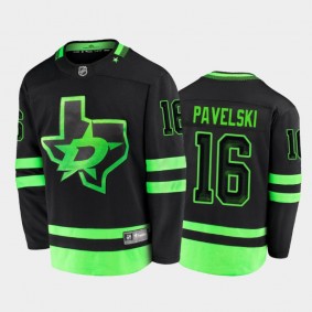 Dallas Stars Joe Pavelski #16 Alternate Black 2020-21 Blackout Jersey