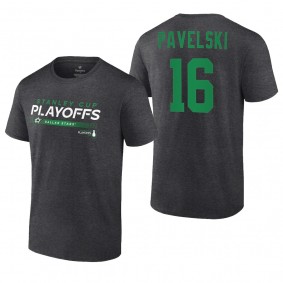 Joe Pavelski 2022 Stanley Cup Playoffs Charcoal Stars T-Shirt