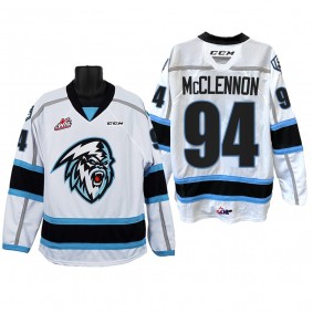 Connor McClennon 2022 Winnipeg Ice White Jersey WHL