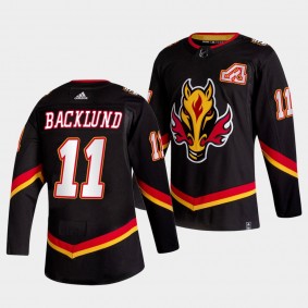 Mikael Backlund #11 Calgary Flames 2022-23 Alternate Authentic Black Jersey