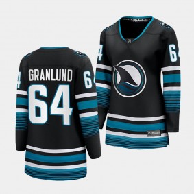 Mikael Granlund San Jose Sharks 2023-24 Cali Fin 3rd Alternate Women Breakaway Player 64 Jersey