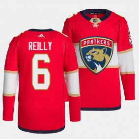 Mike Reilly Florida Panthers Home Red #6 Primegreen Authentic Pro Jersey Men's