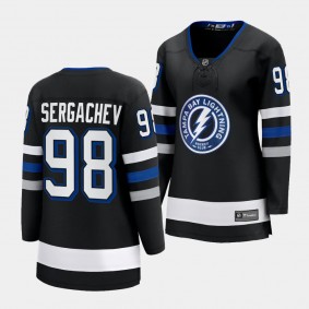 Mikhail Sergachev Tampa Bay Lightning 2023-24 Alternate Women Premier Breakaway 98 Jersey