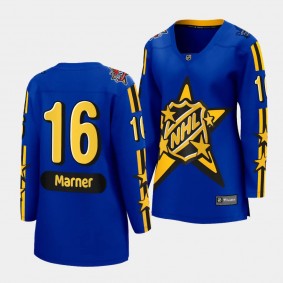 Toronto Maple Leafs Mitch Marner 2024 NHL All-Star Game Breakaway Women Blue Jersey