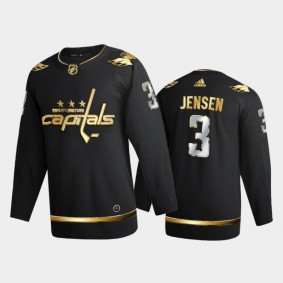Washington Capitals Nick Jensen #3 2020-21 Authentic Golden Black Limited Edition Jersey