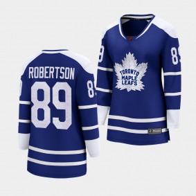 Maple Leafs Nick Robertson 2022 Special Edition 2.0 Blue Jersey Women