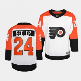 Philadelphia Flyers Nick Seeler 2023-24 Away White Premier Player Jersey Men's