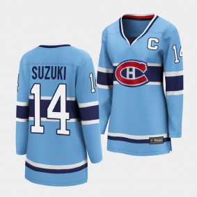 Canadiens Nick Suzuki 2022 Special Edition 2.0 Blue Jersey Women