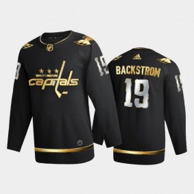 Washington Capitals Nicklas Backstrom #19 2020-21 Authentic Golden Black Limited Authentic Jersey