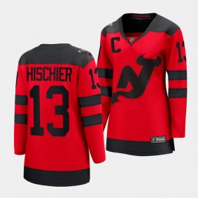 Nico Hischier New Jersey Devils 2024 NHL Stadium Series Women Breakaway Player 13 Jersey