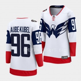 Nicolas Aube-Kubel Washington Capitals 2023 NHL Stadium Series Women Breakaway Player 96 Jersey