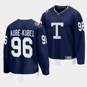 Nicolas Aube-Kubel Toronto Maple Leafs Heritage Classic 2022 Navy Breakaway Player Jersey
