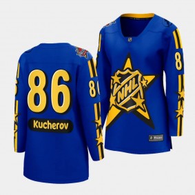 Tampa Bay Lightning Nikita Kucherov 2024 NHL All-Star Game Breakaway Women Blue Jersey