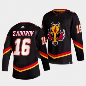 Nikita Zadorov #16 Calgary Flames 2022-23 Alternate Authentic Black Jersey
