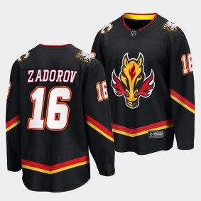 Calgary Flames #16 Nikita Zadorov Alternate 2022-23 Black Breakaway Player Jersey