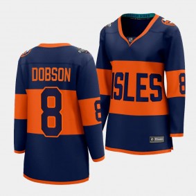 Noah Dobson New York Islanders 2024 NHL Stadium Series Women Breakaway Player 8 Jersey