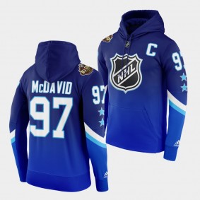 Edmonton Oilers Connor McDavid 2022 NHL All-Star Blue Las Vegas Hoodie