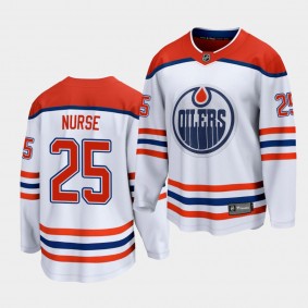 Darnell Nurse Edmonton Oilers 2021 Special Edition White Men's Jersey