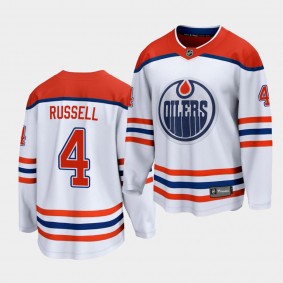 Kris Russell Edmonton Oilers 2021 Special Edition White Men's Jersey