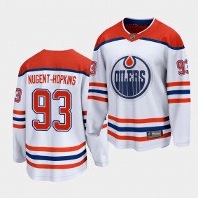 Ryan Nugent-Hopkins Edmonton Oilers 2021 Special Edition White Men's Jersey