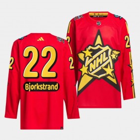 2024 NHL All-Star Game Seattle Kraken Oliver Bjorkstrand #22 Red drew house Jersey