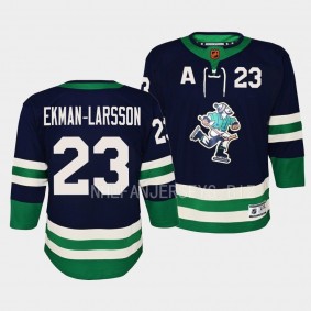 Oliver Ekman-Larsson Vancouver Canucks Youth Jersey 2022 Special Edition 2.0 Navy Premier Jersey