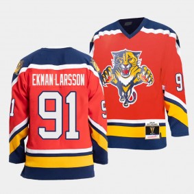 Oliver Ekman-Larsson Florida Panthers 95-96 Authentic Blue Line Red #91 Jersey Mitchell Ness