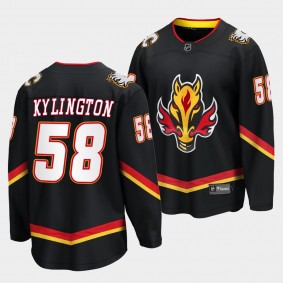 Oliver Kylington Calgary Flames 2022-23 Alternate Black Breakaway Player Jersey Men