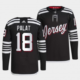 Ondrej Palat Devils 2022 Primegreen Authentic Black Jersey #18 Alternate