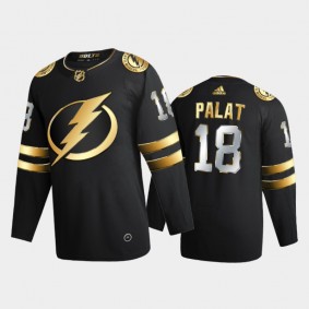Tampa Bay Lightning Ondrej Palat #18 2020-21 Authentic Golden Black Limited Edition Jersey