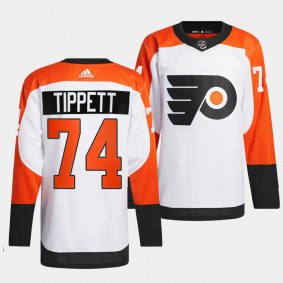 Philadelphia Flyers 2023-24 Authentic Owen Tippett #74 White Jersey Away