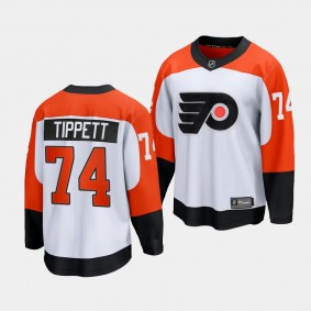 Owen Tippett Philadelphia Flyers 2023-24 Away White #74 Premier Jersey Men's