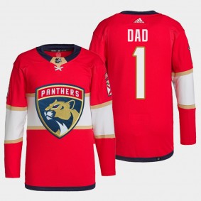 Top Dad Florida Panthers Red Jersey 2022 Fathers Day Gift