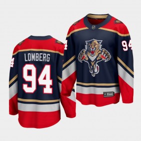 Ryan Lomberg Florida Panthers 2021 Special Edition Blue Men's Jersey
