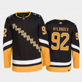 2022-23 Penguins Alex Nylander Alternate Black Jersey