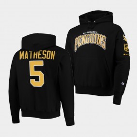 Pittsburgh Penguins Mike Matheson Champion Black Capsule II Pullover Hoodie
