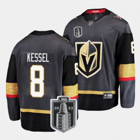 2023 Stanley Cup Final Phil Kessel Jersey Vegas Golden Knights Black #8 Alternate Men's