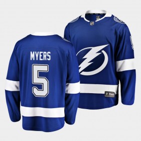 Philippe Myers Tampa Bay Lightning Home Blue Breakaway Player Jersey Men's