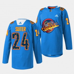 Vancouver Canucks 2023 Diwali Night Pius Suter #24 Blue Jersey Special Edition